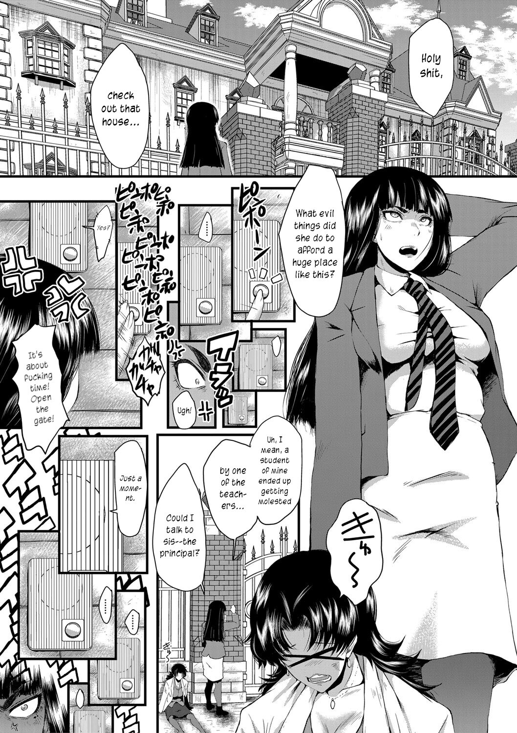 Hentai Manga Comic-The Principal of an Academy with only Female Teachers,-Chapter 3-1